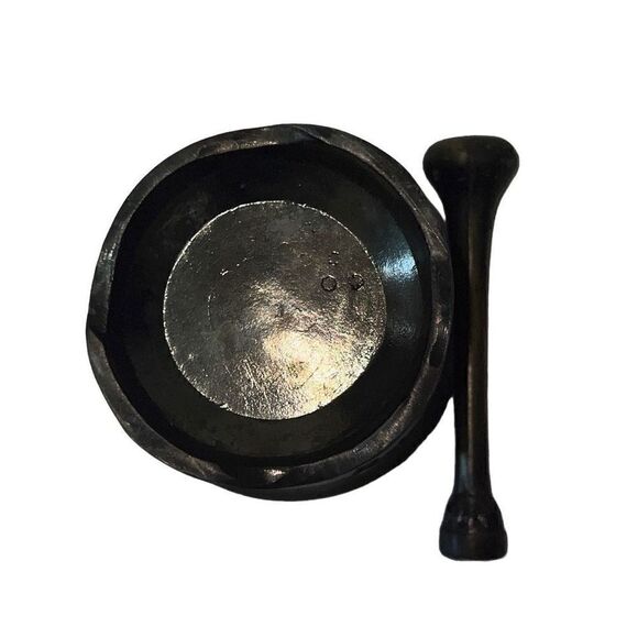 Dr. John Morgan Solid Brass Mortar & Pestle Vintage Apothecary Piece - Picture 7 of 7